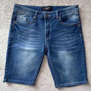 Raw Supply Goods Distressed Jean Shorts!
